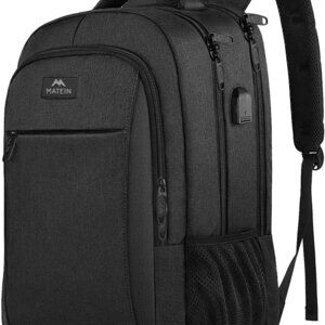 Business Laptop Backpack, 15.6 Inch Travel Laptop Bag Rucksack with USB Charging